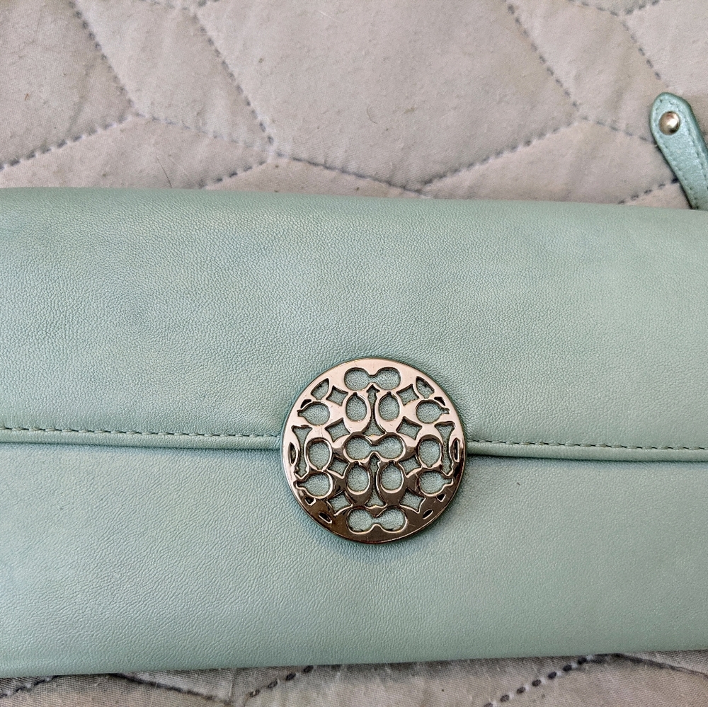 Coach Fancy "C" Clasp Wallet